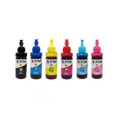 Imagem de Kit 6 Cores Corante X-full Ultra Para Epson Ecotank 600ml