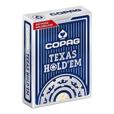 Imagem de Baralho Copag Texas Hold'em Plástico - Blue Edition
