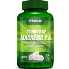 Imagem de Cloreto de Magnesio PA 500mg 60 Cápsulas - Herbamed