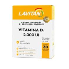Imagem de Lavitan Vitamina D 2.000 Ui Com 30 Comp Revestidos Cimed