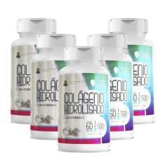 Imagem de COLÁGENO HIDROLISADO COM VITAMINA C - 500mg (60 Cápsulas) +CAPS (5)