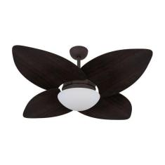 Imagem de Ventilador De Teto Kovalski Marrom Texturizado 4 P s Tabaco 1