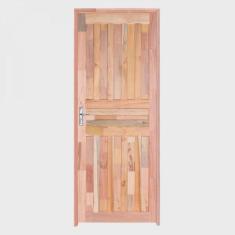 Imagem de Kit Porta de Madeira Esquerda 213cmx74,5cmx9cm PE801 Pop Esel