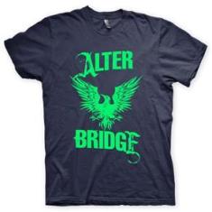 Imagem de Camiseta Alter Bridge Marinho e Verde em Silk 100% Algodão