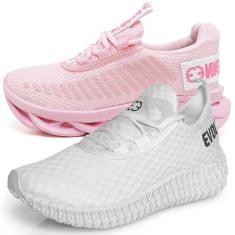Imagem de 2 Tênis Feminino Evoltenn Easy Modelos Diferentes Original-Feminino