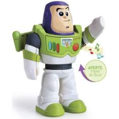 Imagem de Boneco Meu Amigo Buzz Lightyear Toy Story Fala Frases Elka