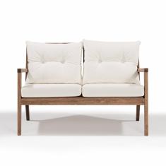 Imagem de Sofá 2 Lugares Riade Acquablock Stain Castanho/cru