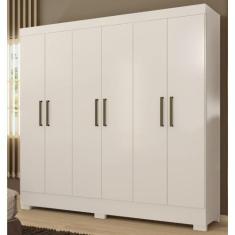Imagem de Guarda Roupa Casal 6 Portas 2 Gavetas Verso Demobile - Demóbile