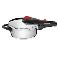 Imagem de Panela de Pressão Tramontina Solar em Aço Inox Fundo Triplo com 5 Dispositivos de Segurança 22 cm 3 L