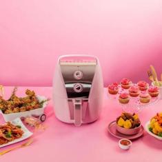 Imagem de Fritadeira Air Fryer Britânia Antiaderente 5 Litros 1500W Rosa 110V Ou