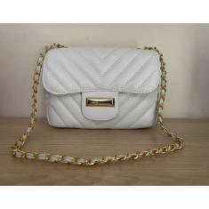 Imagem de Bolsa feminina baby pequena alça corrente tiracolo mini - MANU SHOES, 