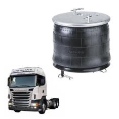 Imagem de Bolsa De Ar Terceiro Eixo Scania Serie 4 Europeu Completa - Suspentech