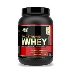 Imagem de Whey Protein 100% Gold Standard, Optimum Nutrition, Morango, 909 G