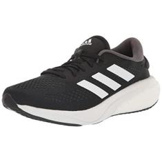 Imagem de adidas Tênis de corrida masculino Supernova 2, Preto/branco/cinza, 14