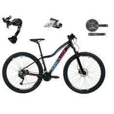 Imagem de Bicicleta Aro 29 Absolute Hera Feminina Shimano Alívio E Altus 27v F/hidráulicos Garfo Trava - Preto Tam.15