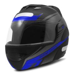 Imagem de Capacete Moto Escamoteável Robocop Articulado Pro Tork V-Pro Jet 3, AZ