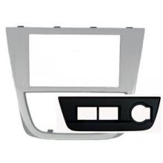 Imagem de Moldura Painel 2DIN Multimidia MP5 Gol Voyage Saveiro G5 - Prata