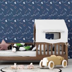 Imagem de Papel De Parede Adesivo Minimalista N07094 Rolo 0,58X3M