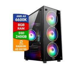 Imagem de Pc Gamer Amd A8 6600k 16Gb Radeon Hd8570d Ssd 480Gb