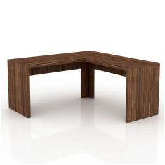 Imagem de Mesa De Canto Para Home Office Me4116 Nogal