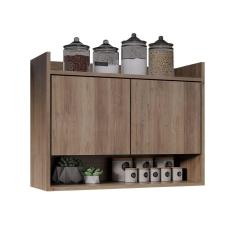 Imagem de Armário De Cozinha Aéreo 70,5 Cm Com Nicho Colin Freijó M12 - D'rossi