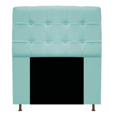 Imagem de Cabeceira Estofada Mel 100 Cm Solteiro Com Botonê Suede  Tiffany - Adj Decor