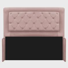 Imagem de Cabeceira Laguna 190 cm King Size Suede Rosê - Amarena Móveis