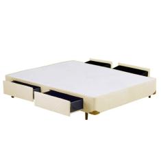 Imagem de Cama Box CASAL ANTIGO Universal 4 Gavetas Bege - 128x188
