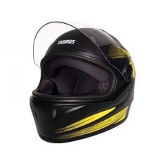 Imagem de Capacete de Moto Fechado JOY23 RS Zephyr - Preto e Amarelo Tamanho 60