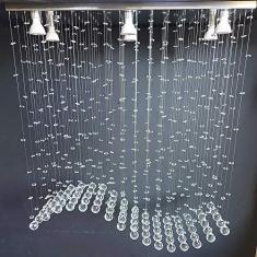 Imagem de Lustre para Sala 70X20cm Retangular, com 80cm de Altura