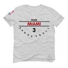 Imagem de Camiseta Dwayne Wade Basquete Camisa Nba Miami Heat - Bulls