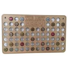 Imagem de Quadro Decorativo Porta Tampinhas Em Mdf 50x30 Horizontal