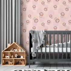 Imagem de Papel de Parede Adesivo Infantil Leão  N05032 Rolo de 0,58x3,00