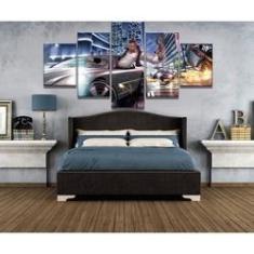 Imagem de Quadro Decorativos GTA com 5 peças 130x65