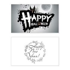 Imagem de Cartão de felicitações Halloween Ghost Fear Happy New Year Festival Bless Message Present