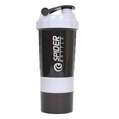 Imagem de Coqueteleira Shaker Academia 3 Divisões Suplementos - Branca