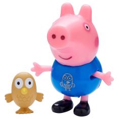 Imagem de Boneco Peppa Pig Amigos e Pets - George Pig e Coruja Sunny