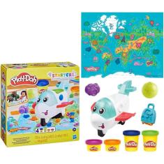 Imagem de Play Doh Starters Kit Inicial Avião Explorador F8804 Hasbro
