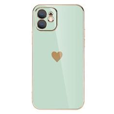 Imagem de Capa de telefone de proteção de lente de revestimento sólido para iphone 12 11 pro max x xr xs max 7 8 6 6 s plus se 3 2022 13 pro max capa macia, verde menta, para iphone 8