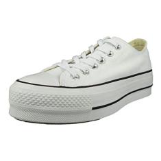 Imagem de Converse Tênis feminino Chuck Taylor All Star Lift, Branco/Preto/Branco, 7.5
