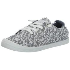 Imagem de Roxy Tênis feminino sem cadarço Bayshore, Cinza aberto, 36