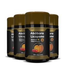 Imagem de 4x OLEO DE SEMENTE DE ABOBORA COM LICOPENO 60CAPS HF - HF SUPLEMENTOS