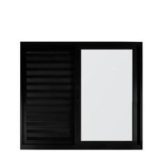 Imagem de Janela De Alum nio Veneziana 100x100cm 3 Folhas Suprema Hale
