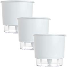 Imagem de Kit 3 Vaso Raiz Auto Irrigável 21x18  Cultivar Plantas
