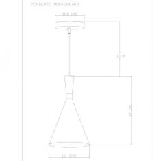 Imagem de Pendente Montenegro Conti Iluminação  Micro E 