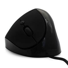 Imagem de Mouse vertical com fio, cabo USB ergonômico, mouse óptico de 1600DPI com mouse pad, para computador e laptop