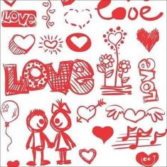 Imagem de Papel de Parede Adesivo Amor 1379 Rolo 0,58x3M