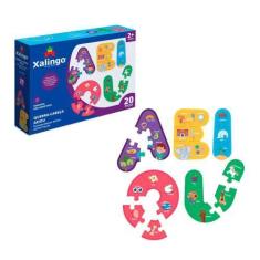 Imagem de Quebra-Cabeça Educativo Aeiou 20 Peças - Xalingo