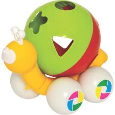Imagem de Brinquedo educativo caracol c/blocos merco toys