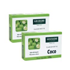Imagem de Kit C/2 Sabonete Granado Coco Pele Limpa E Sem Oleosidade